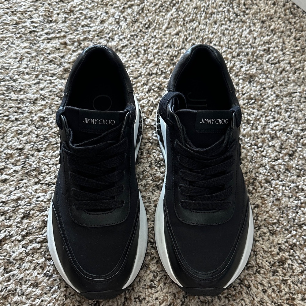 Jimmy Choo Black and White Men's Sneakers